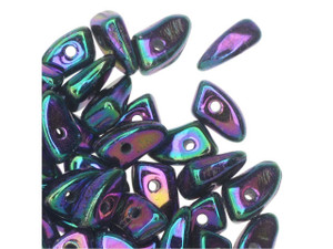 Czech Glass 6mm Iris Purple Prong Bead 2.5-Inch Tube by Starman Czech Glass 6mm Iris Purple Prong Bead 2.5-Inch Tube by Starman