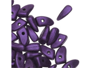 Czech Glass 6mm Metallic Suede Purple Prong Bead 2.5-Inch Tube by Starman Czech Glass 6mm Metallic Suede Purple Prong Bead 2.5-Inch Tube by Starman