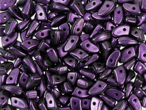 Czech Glass 6mm Polychrome Black Currant Prong Bead 2.5-Inch Tube by Starman Czech Glass 6mm Polychrome Black Currant Prong Bead 2.5-Inch Tube by Starman