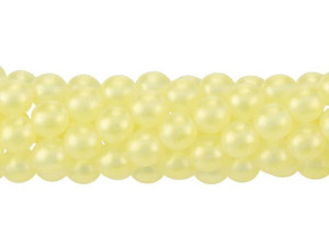 Czech Glass 6mm Sueded Gold Jonquil Round Bead Strand by Starman Czech Glass 6mm Sueded Gold Jonquil Round Bead Strand by Starman