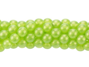 Czech Glass 6mm Sueded Gold Olivine Round Bead Strand by Starman Czech Glass 6mm Sueded Gold Olivine Round Bead Strand by Starman
