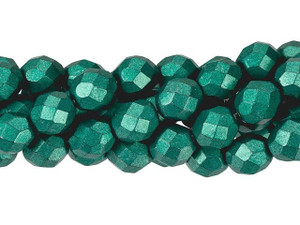 Czech Glass 8mm ColorTrends Saturated Metallic Arcadia Fire-Polish Bead Strand by Starman Czech Glass 8mm ColorTrends Saturated Metallic Arcadia Fire-Polish Bead Strand by Starman