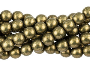 Czech Glass 8mm ColorTrends Saturated Metallic Emperador Round Bead Strand by Starman Czech Glass 8mm ColorTrends Saturated Metallic Emperador Round Bead Strand by Starman