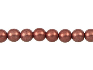 Czech Glass 8mm ColorTrends Saturated Metallic Grenadine Round Bead Strand by Starman Czech Glass 8mm ColorTrends Saturated Metallic Grenadine Round Bead Strand by Starman