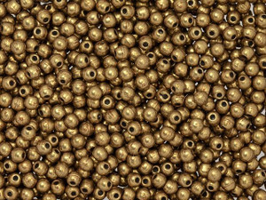 Czech Glass ColorTrends Saturated Metallic Ceylon Yellow Half-Drilled 2mm Round Glass Finial Bead 2.5-Inch Tube by Starman Czech Glass ColorTrends Saturated Metallic Ceylon Yellow Half-Drilled 2mm Round Glass Finial Bead 2.5-Inch Tube by Starman