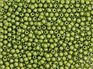 Czech Glass ColorTrends Saturated Metallic Lime Punch Half-Drilled 2mm Round Glass Finial Bead 2.5-Inch Tube by Starman Czech Glass ColorTrends Saturated Metallic Lime Punch Half-Drilled 2mm Round Glass Finial Bead 2.5-Inch Tube by Starman