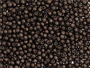 Czech Glass Dark Bronze Half-Drilled 2mm Round Glass Finial Bead 2.5-Inch Tube by Starman Czech Glass Dark Bronze Half-Drilled 2mm Round Glass Finial Bead 2.5-Inch Tube by Starman