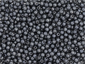 Czech Glass Hematite Half-Drilled 2mm Round Glass Finial Bead 2.5-Inch Tube by Starman Czech Glass Hematite Half-Drilled 2mm Round Glass Finial Bead 2.5-Inch Tube by Starman