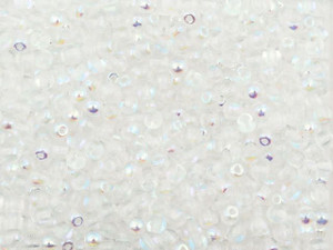 Czech Glass Round Beads 3mm Crystal AB (100pc Strand) by Starman Czech Glass Round Beads 3mm Crystal AB (100pc Strand) by Starman