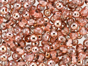 Czech Glass Round Beads 4mm Apollo Gold (100pc Strand) by Starman Czech Glass Round Beads 4mm Apollo Gold (100pc Strand) by Starman