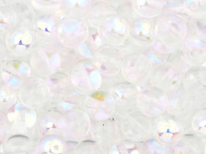 Czech Glass Round Beads 8mm Crystal AB (25pc Strand) by Starman Czech Glass Round Beads 8mm Crystal AB (25pc Strand) by Starman