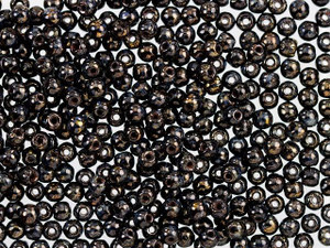 Czech Glass Round Beads Jet Bronze Picasso 3mm (100pc Strand) by Starman Czech Glass Round Beads Jet Bronze Picasso 3mm (100pc Strand) by Starman