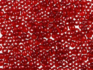 Czech Glass Round Beads Light Siam Ruby 3mm (100pc Strand) by Starman Czech Glass Round Beads Light Siam Ruby 3mm (100pc Strand) by Starman