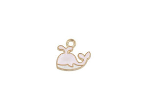 Sweet & Petite Charms 14 x 13mm Pink Whale (10pc Pack) Sweet & Petite Charms 14 x 13mm Pink Whale (10pc Pack)