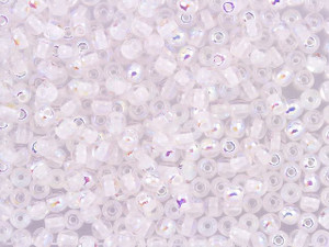 Czech Glass Round Beads Rosaline AB (Aurora Borealis) 3mm (100pc Strand) by Starman Czech Glass Round Beads Rosaline AB (Aurora Borealis) 3mm (100pc Strand) by Starman