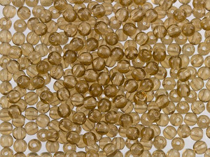 Czech Glass Round Beads Smoky Topaz 3mm (100pc Strand) by Starman Czech Glass Round Beads Smoky Topaz 3mm (100pc Strand) by Starman