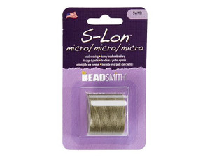 S-Lon Nylon Beading Cord, Mint, 77 yards – EOS Designs Studio