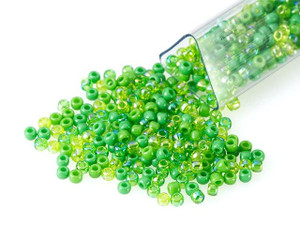Artbeads Spring Green Designer Blend, 11/0 TOHO Round Seed Beads Artbeads Spring Green Designer Blend, 11/0 TOHO Round Seed Beads