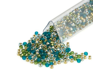 Artbeads Verdigris Designer Blend, 11/0 TOHO Round Seed Beads Artbeads Verdigris Designer Blend, 11/0 TOHO Round Seed Beads