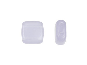 CzechMates 6mm Milky Alexandrite Two-Hole Tile Bead CzechMates 6mm Milky Alexandrite Two-Hole Tile Bead