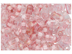 CzechMates Glass 3 x 6mm 2-Hole Luster Transparent Topaz/Pink Bar Bead 2.5-Inch Tube CzechMates Glass 3 x 6mm 2-Hole Luster Transparent Topaz/Pink Bar Bead 2.5-Inch Tube