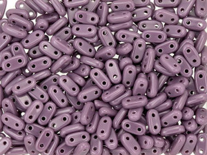 CzechMates Glass 3 x 6mm 2-Hole Opaque Purple Bar Bead 2.5-Inch Tube CzechMates Glass 3 x 6mm 2-Hole Opaque Purple Bar Bead 2.5-Inch Tube