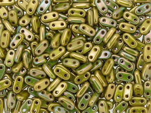CzechMates Glass 3 x 6mm 2-Hole Oxidized Bronze Bar Bead 2.5-Inch Tube CzechMates Glass 3 x 6mm 2-Hole Oxidized Bronze Bar Bead 2.5-Inch Tube
