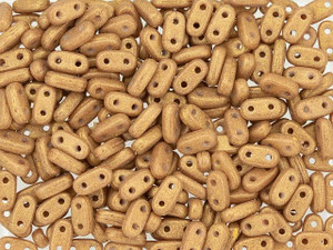 CzechMates Glass 3 x 6mm 2-Hole Pacifica Macadamia Bar Bead 2.5-Inch Tube CzechMates Glass 3 x 6mm 2-Hole Pacifica Macadamia Bar Bead 2.5-Inch Tube
