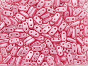 CzechMates Glass 3 x 6mm 2-Hole Pearl Coat Flamingo Bar Bead 2.5-Inch Tube CzechMates Glass 3 x 6mm 2-Hole Pearl Coat Flamingo Bar Bead 2.5-Inch Tube
