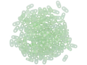 CzechMates Glass 3 x 6mm 2-Hole Peridot Bar Bead 2.5-Inch Tube CzechMates Glass 3 x 6mm 2-Hole Peridot Bar Bead 2.5-Inch Tube