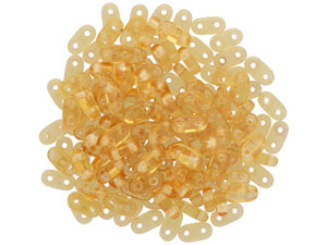 CzechMates Glass 3 x 6mm 2-Hole Topaz Bar Bead 2.5-Inch Tube CzechMates Glass 3 x 6mm 2-Hole Topaz Bar Bead 2.5-Inch Tube