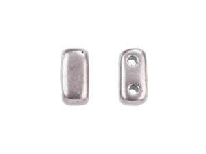 CzechMates Glass 3 x 6mm ColorTrends Saturated Metallic Almost Mauve 2-Hole Brick Bead Strand CzechMates Glass 3 x 6mm ColorTrends Saturated Metallic Almost Mauve 2-Hole Brick Bead Strand