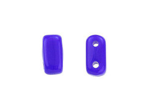 CzechMates Glass 3 x 6mm Indigo 2-Hole Brick Bead Strand CzechMates Glass 3 x 6mm Indigo 2-Hole Brick Bead Strand