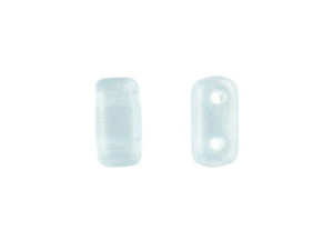 CzechMates Glass 3 x 6mm Sueded Gold Alexandrite 2-Hole Brick Bead Strand CzechMates Glass 3 x 6mm Sueded Gold Alexandrite 2-Hole Brick Bead Strand