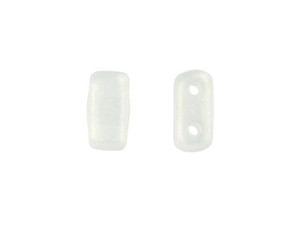CzechMates Glass 3 x 6mm Sueded Gold Crystal 2-Hole Brick Bead Strand CzechMates Glass 3 x 6mm Sueded Gold Crystal 2-Hole Brick Bead Strand