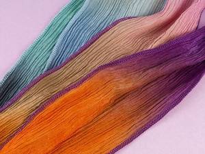 Hand-Dyed Silk Wraps