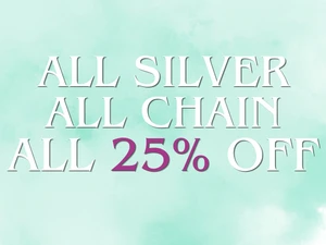 Silver & Chain 25% OFF