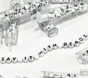 Say it with Beads