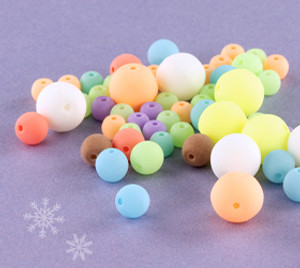 15mm Camo Silicone Beads, Colorful Baby Teething Beads, Beads For