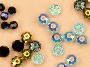 Round Faceted Beads