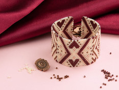 Fair Isle Valentine Bracelet