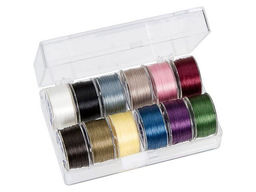 TOHO One-G Beading Thread 12 Color Assortment with Case