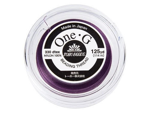 TOHO One-G Beading Thread Purple 125-Yard Spool