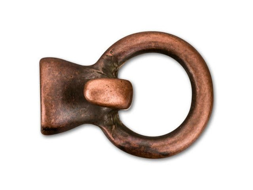 Antique Copper-Plated Round Hook Clasp