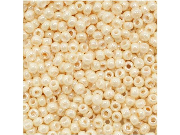 Japanese Miyuki Glass Seed Bead Size 11 - Cream - Transparent Finish