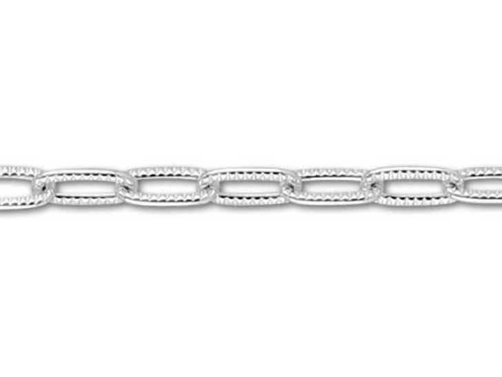060 Sterling Silver Long Pattern Cable Chain by the Foot
