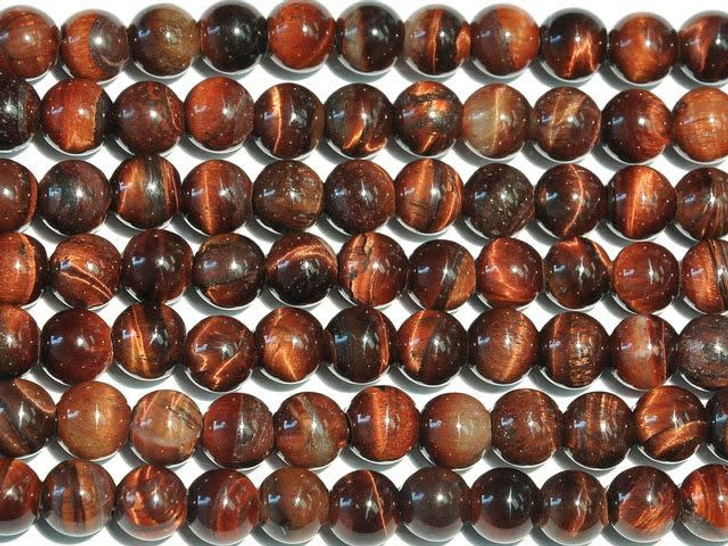 red tiger eye beads