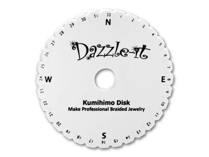 Dazzle It Kumihimo Round Braiding Foam Disk