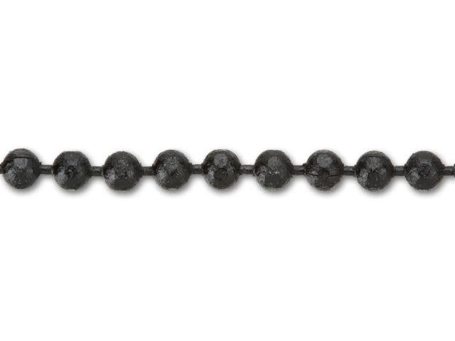 1.5mm Matte Black-Plated Brass Diamond 