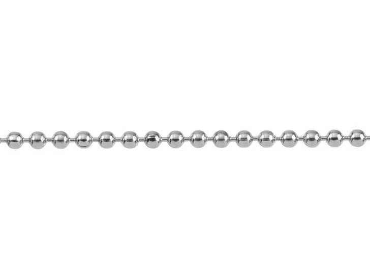 1.5mm Stainless Steel Ball Chain by the Foot